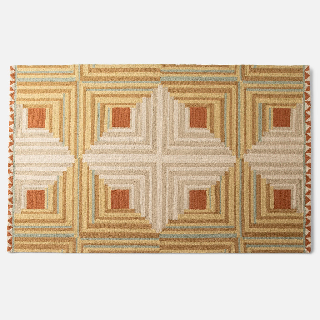 Schoolhouse x Rachel Murray Log Cabin Wool Rug