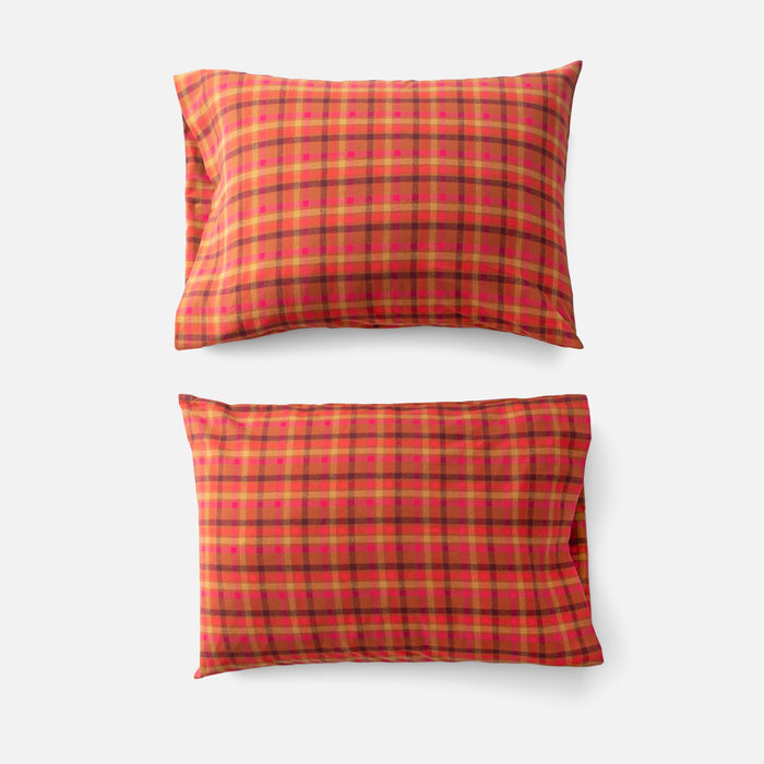 Highland Flannel Pillow Case, Set of 2