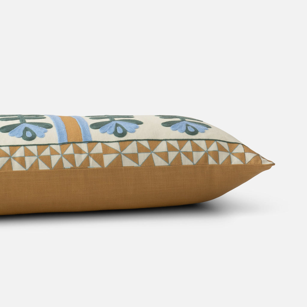 Schoolhouse x Rachel Murray Flower-Bed Bolster Pillow