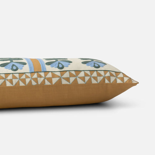 Schoolhouse x Rachel Murray Flower-Bed Bolster Pillow