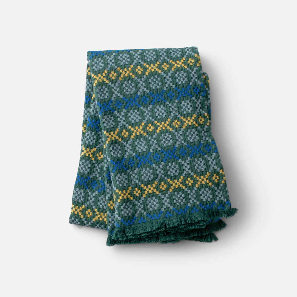 Fairhaven Cotton Throw::Fairhaven - Juniper::main