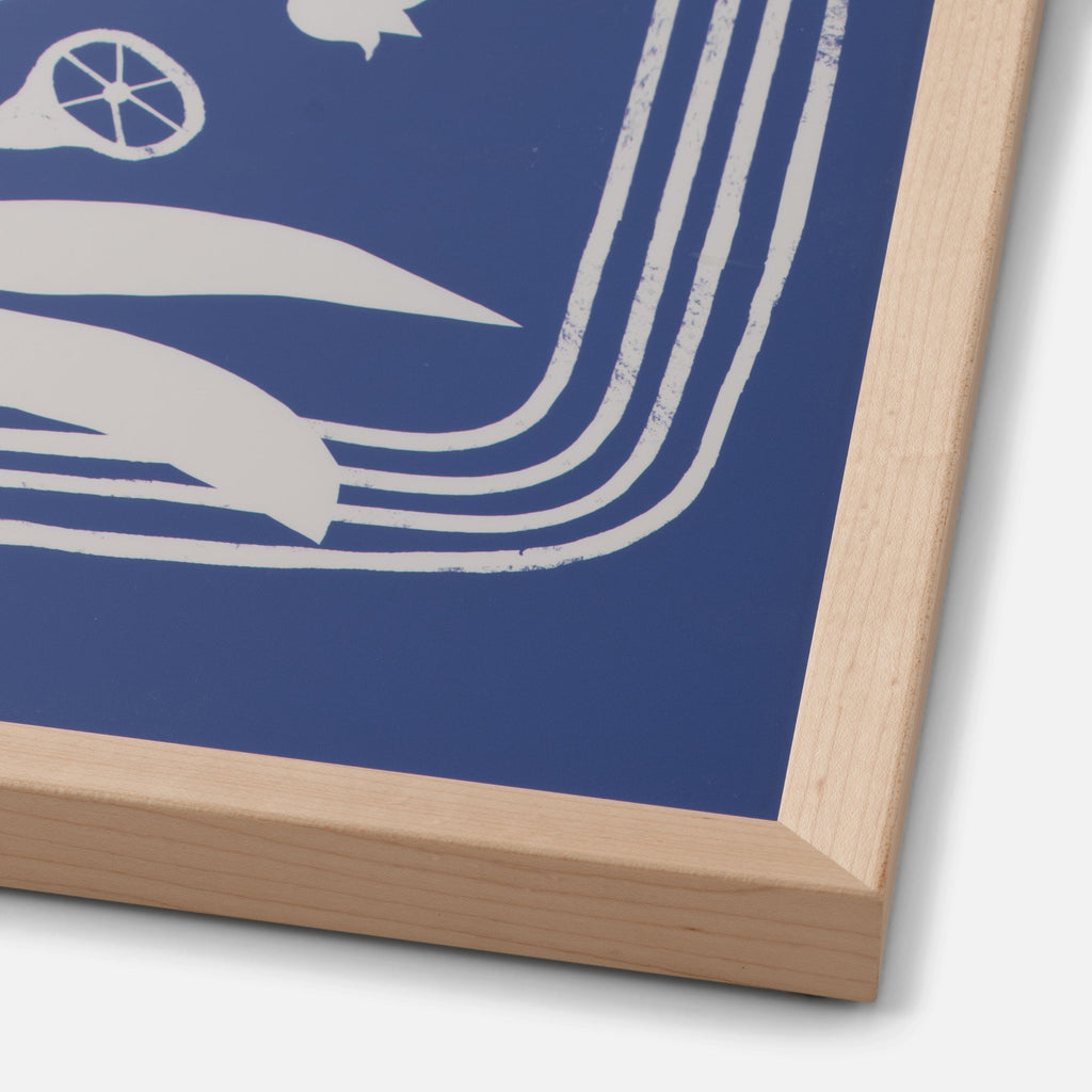 Moonlit Messenger Framed Print by Anisa Makhoul