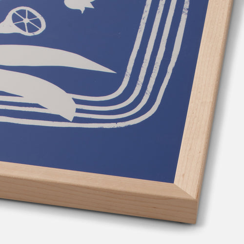 Moonlit Messenger Framed Print by Anisa Makhoul