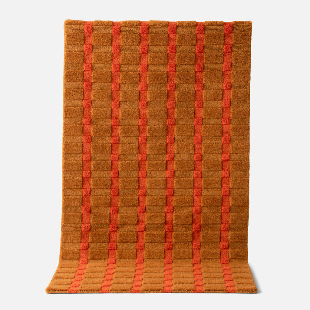 Ashlar Handwoven Wool Rug