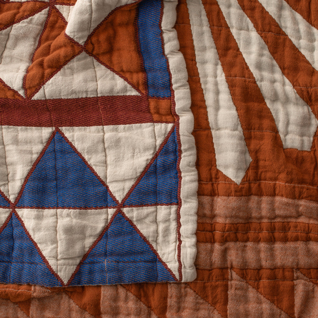 Schoolhouse x Rachel Murray Windmill Cotton Quilt