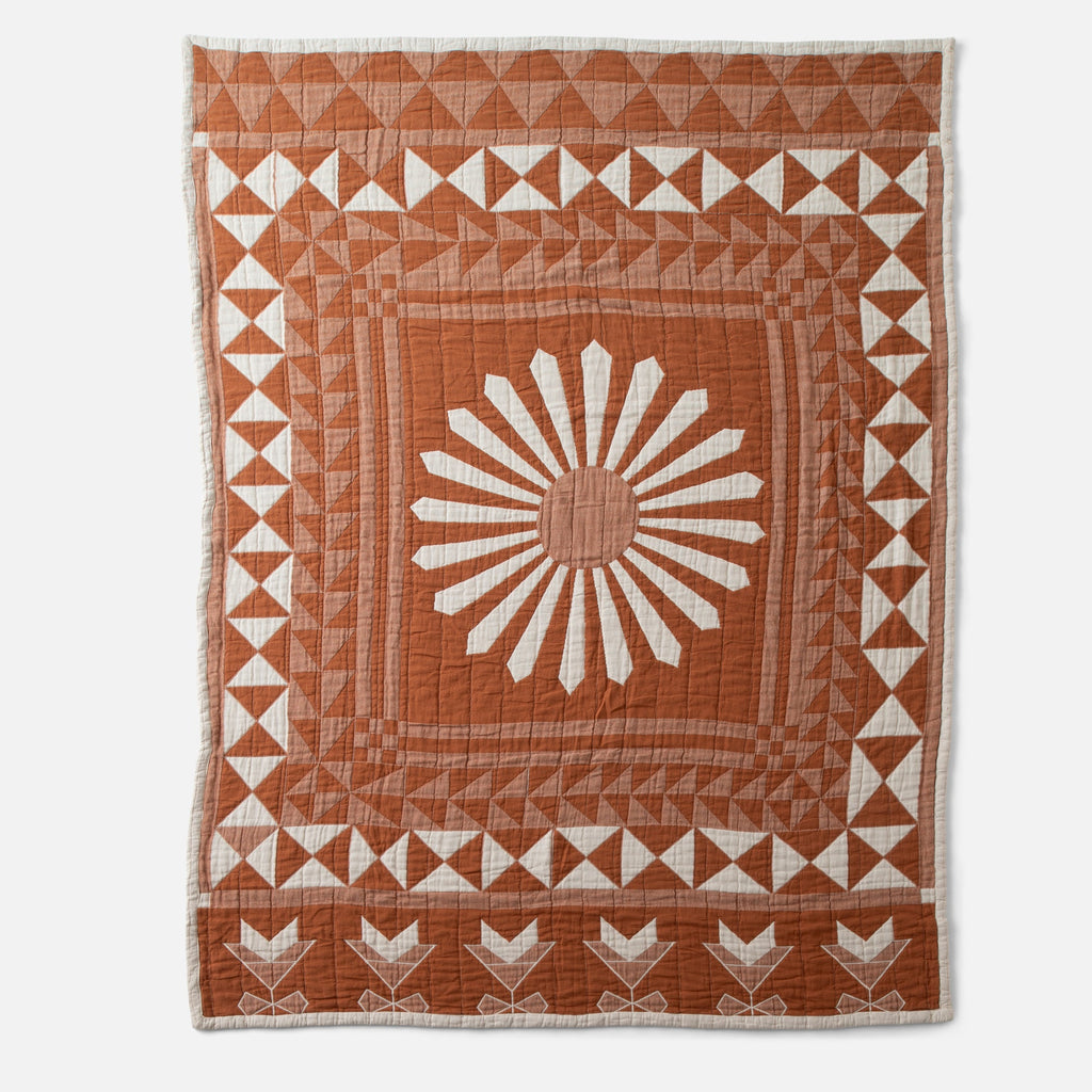 Schoolhouse x Rachel Murray Windmill Cotton Quilt