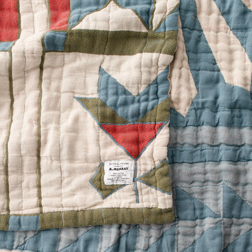 Schoolhouse x Rachel Murray Windmill Cotton Quilt