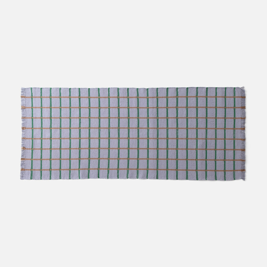 Cotton Grid Flatweave Rug