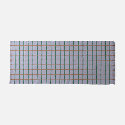 Cotton Grid Flatweave Rug