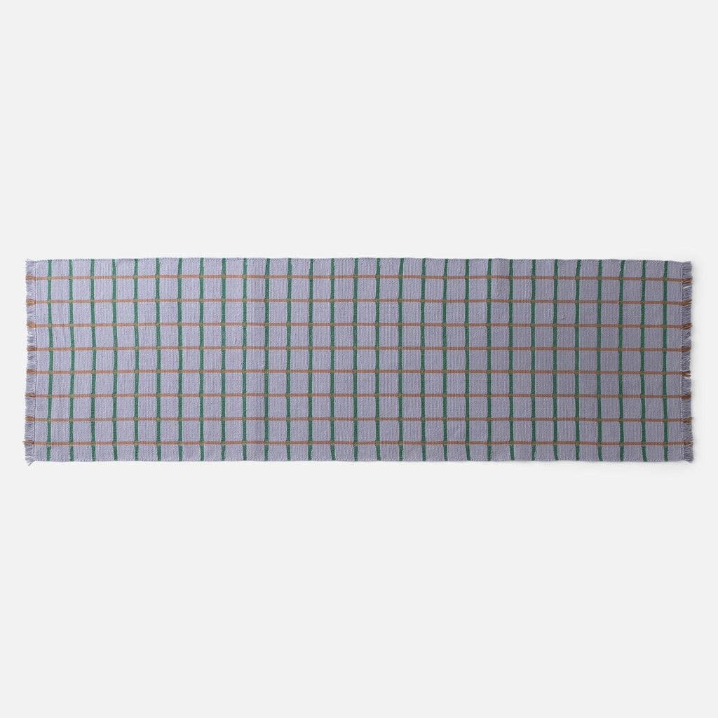Cotton Grid Flatweave Rug