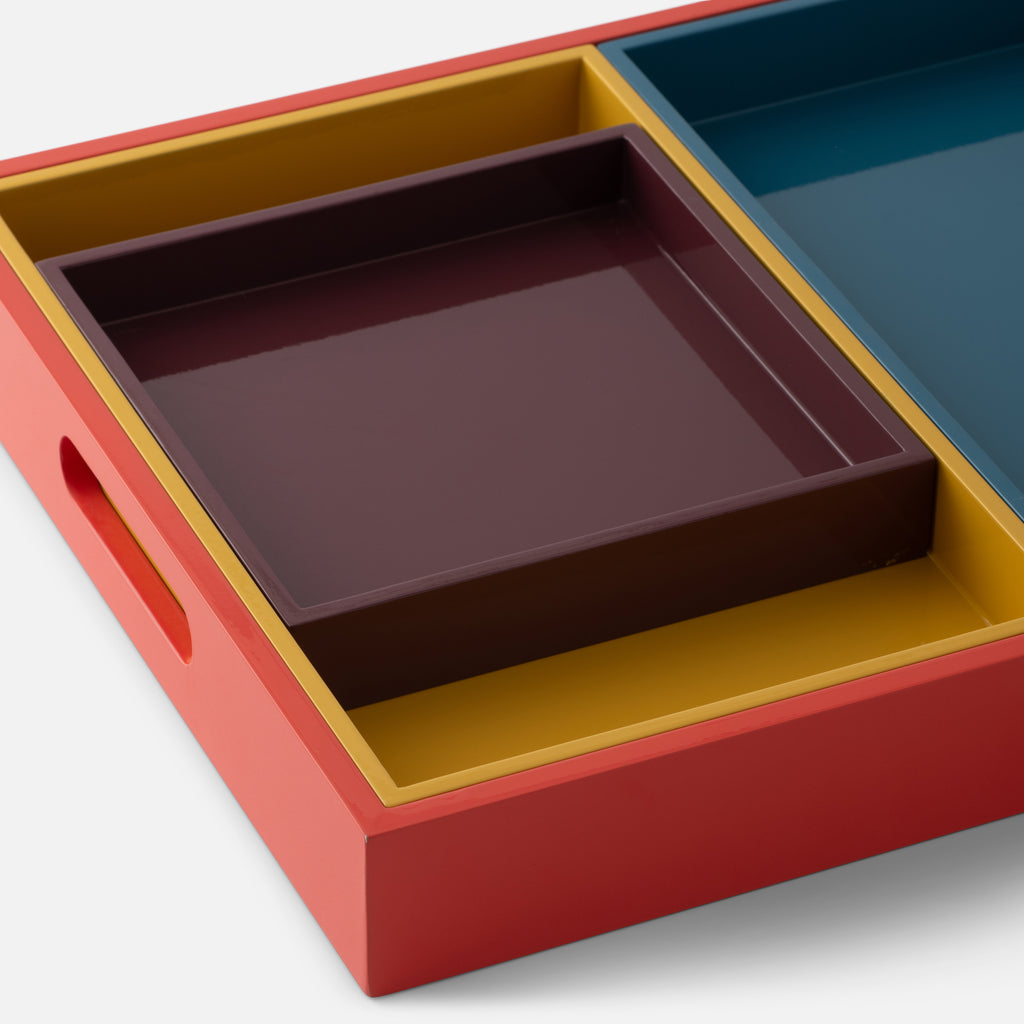 Stacking Trays, Set of 4
