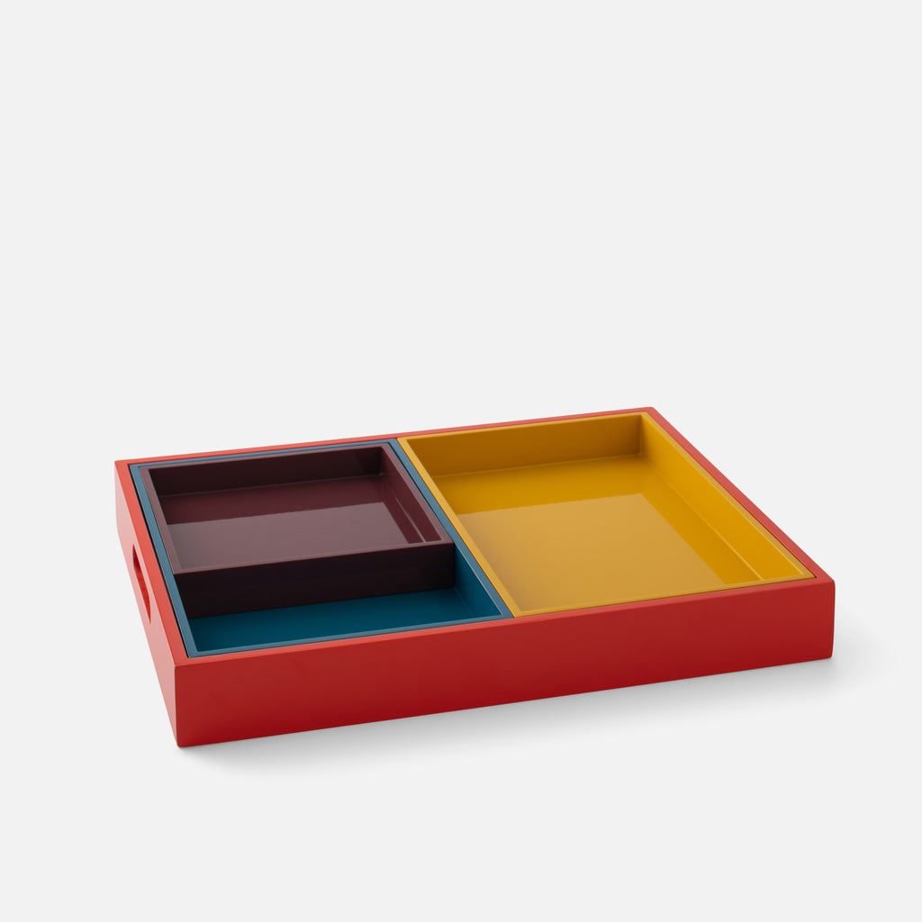 Stacking Trays, Set of 4