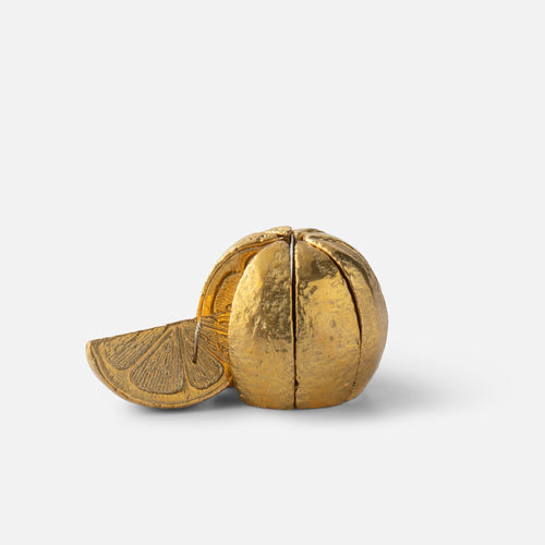 Clementine Brass Place Card Set