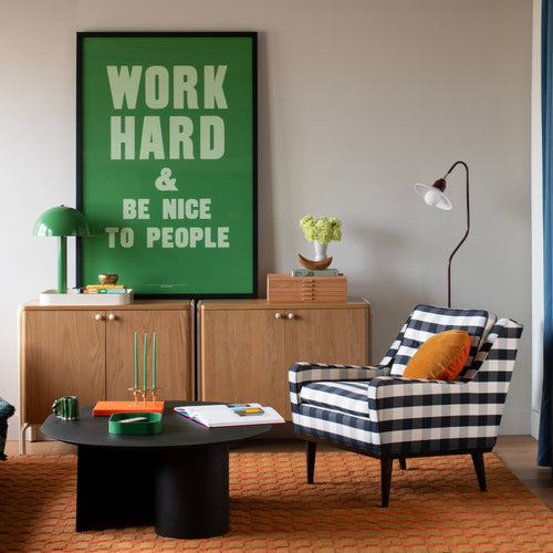 Work Hard - Oversized Screenprint