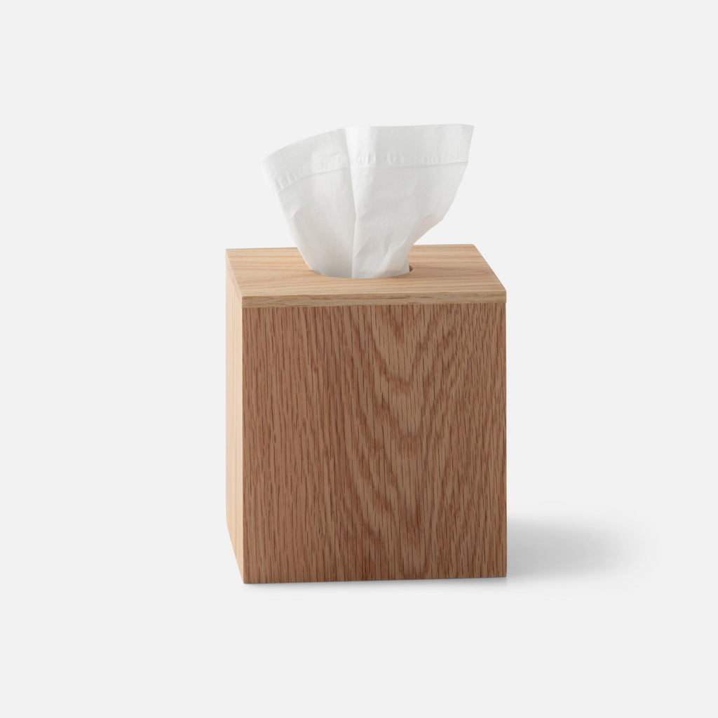 Oak Tissue Box