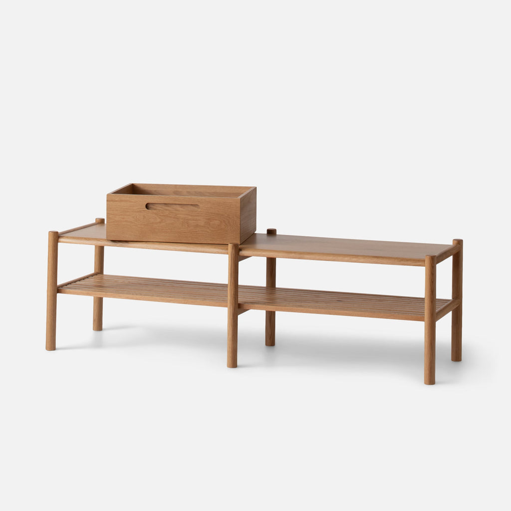 Nora Oak Storage Bench::oak::hover