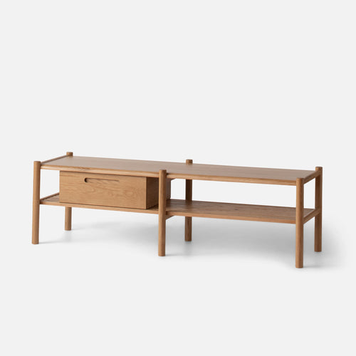Nora Oak Storage Bench::oak::main