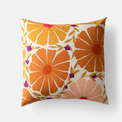 Sunburst Floral Pillow Sham::sunburst - honey::main