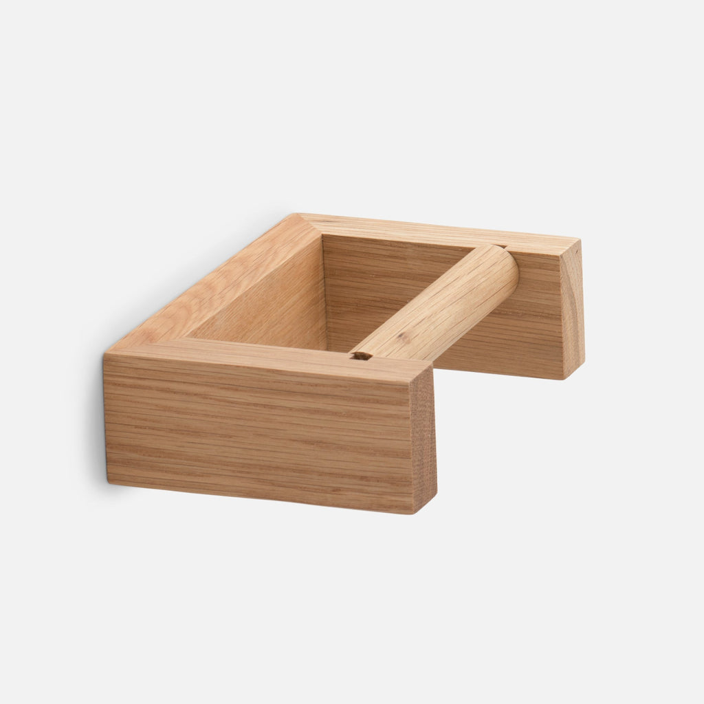 Oak Tissue Roll Holder:hover