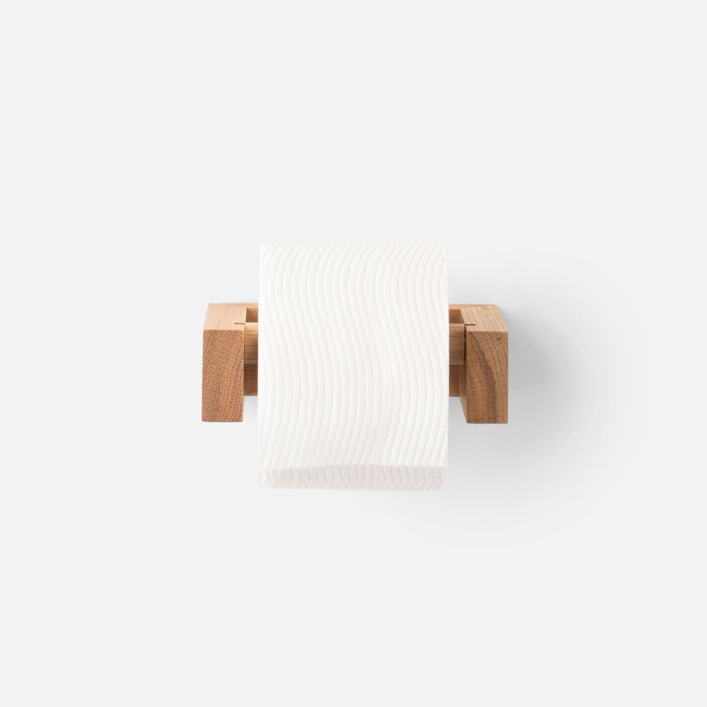 Oak Tissue Roll Holder