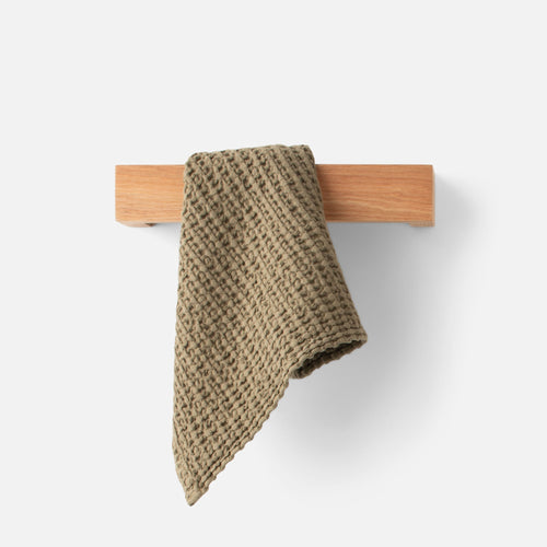 Oak Hand Towel Bar:hover