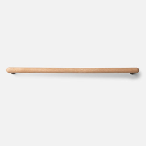 Oak + Stainless Towel Bar