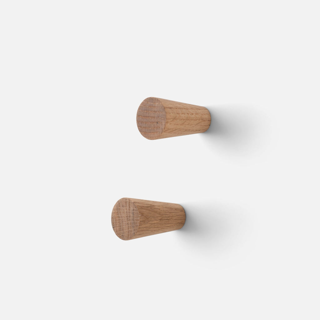 Oak Hooks, Set of 2:main