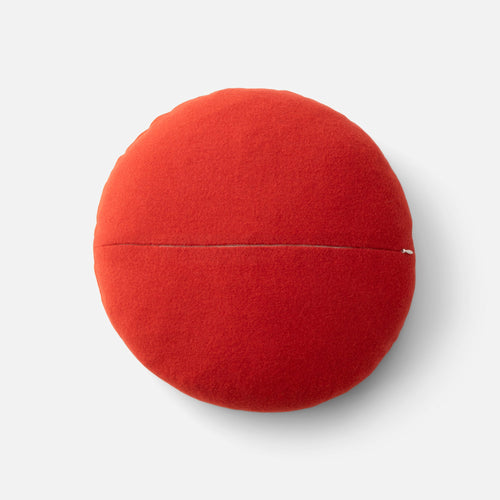 Velvet + Wool Circle Pillow
