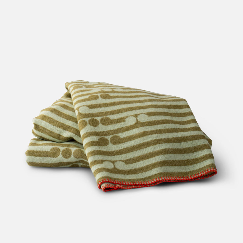 Emerging Lines Flannel Throw