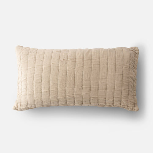 Channeled Cotton Sham