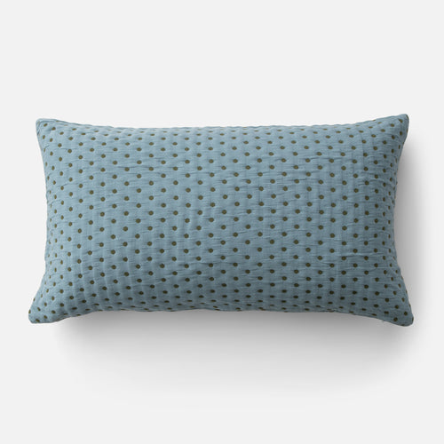 polka dot pillow sham::mineral::main