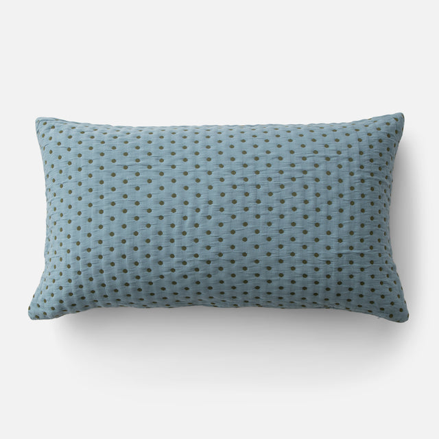 polka dot pillow sham::mineral::main