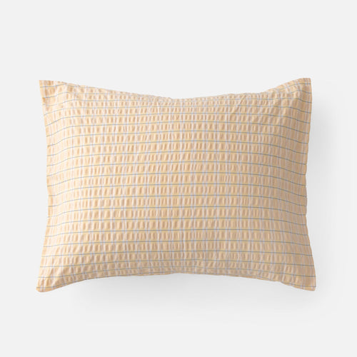 Seersucker Check Pillow Sham::seersucker-yellow::main
