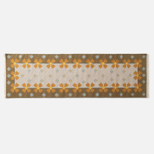 Flora Wool Flatweave Rug