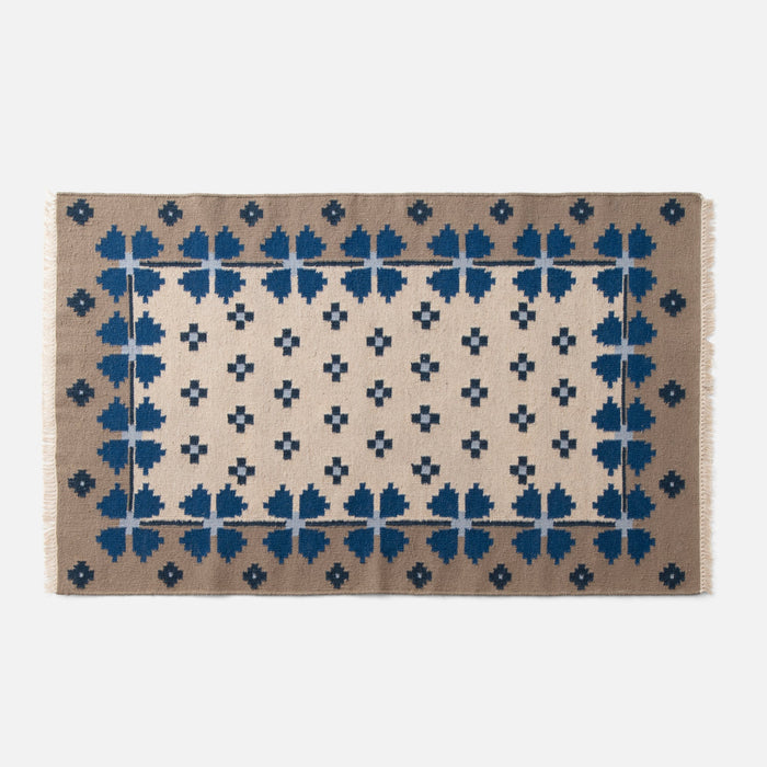 Flora Wool Flatweave Rug