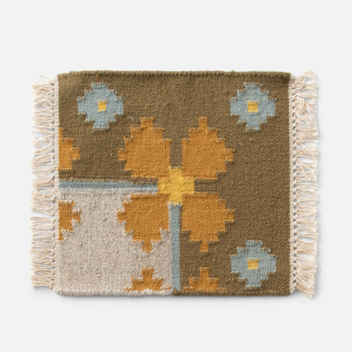 Flora Wool Flatweave Rug