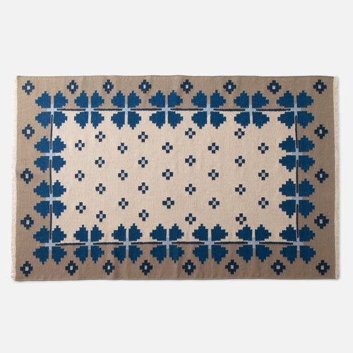 Flora Wool Flatweave Rug