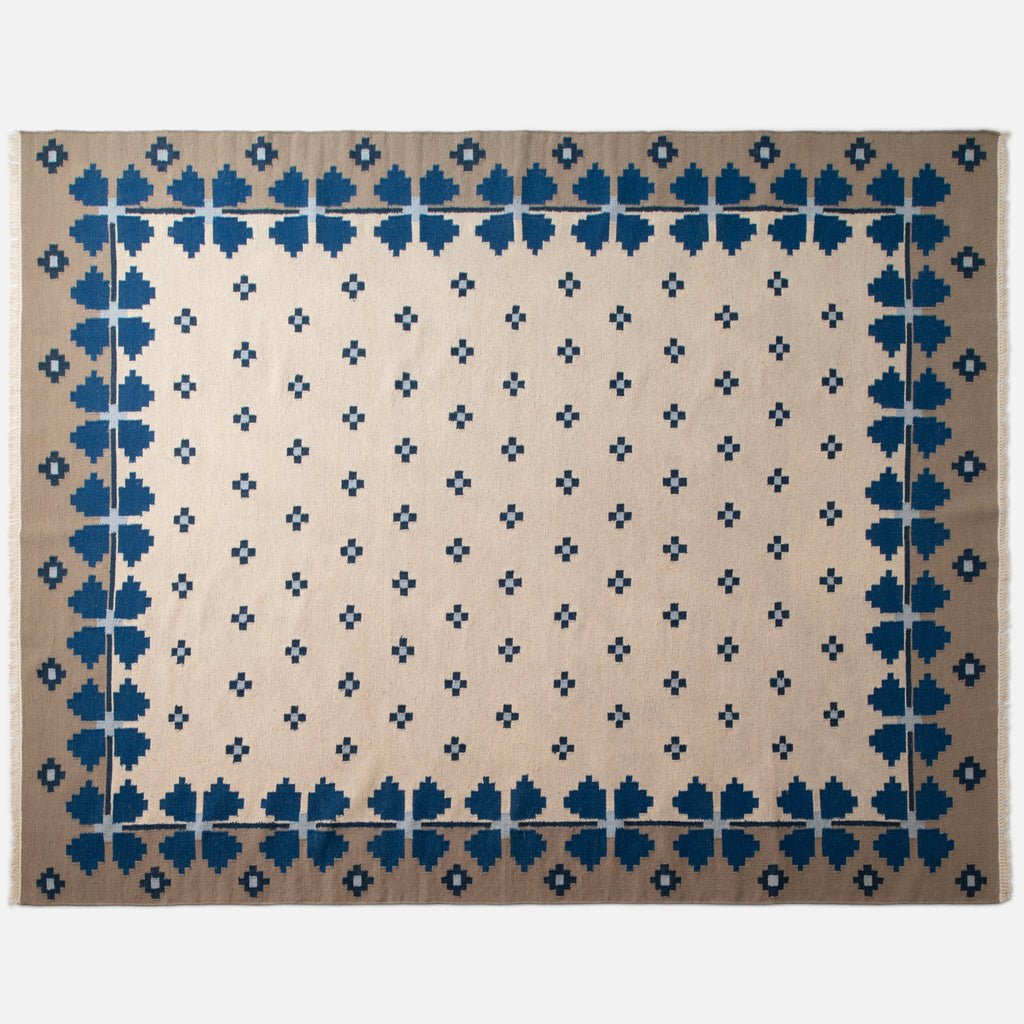 Flora Wool Flatweave Rug