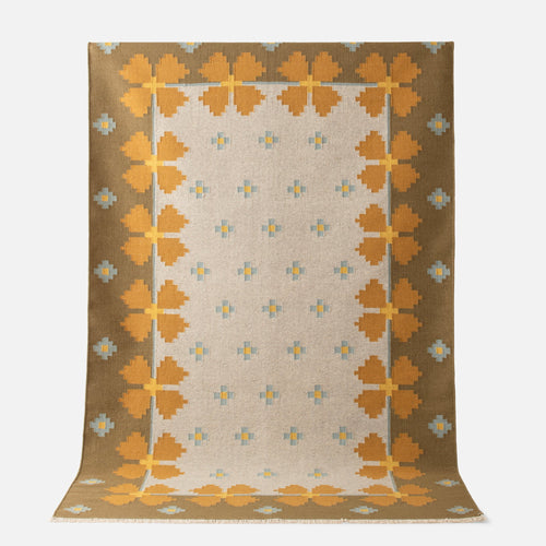 Flora Wool Flatweave Rug