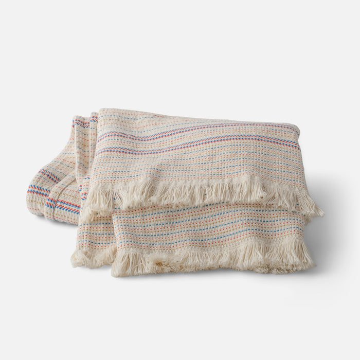 Picnic Stripe Cotton Throw
