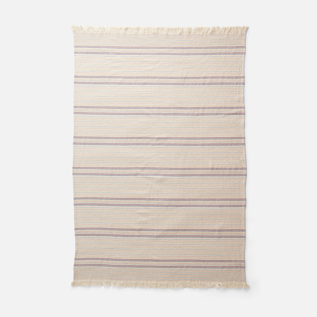 Picnic Stripe Cotton Throw