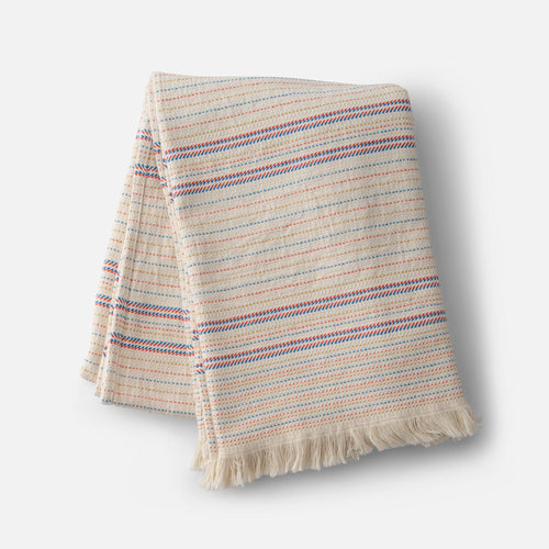 Picnic Stripe Cotton Throw