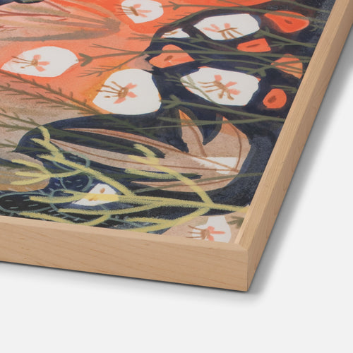 Night Vista Framed Print by Melissa Lakey