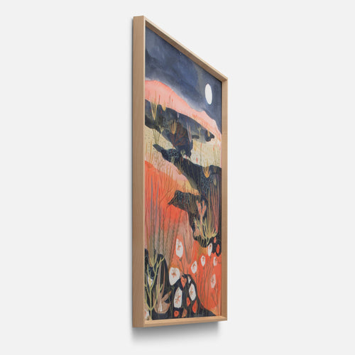 Night Vista Framed Print by Melissa Lakey