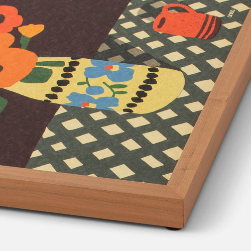 Teatime Blossoms Framed Print by Anisa Makhoul