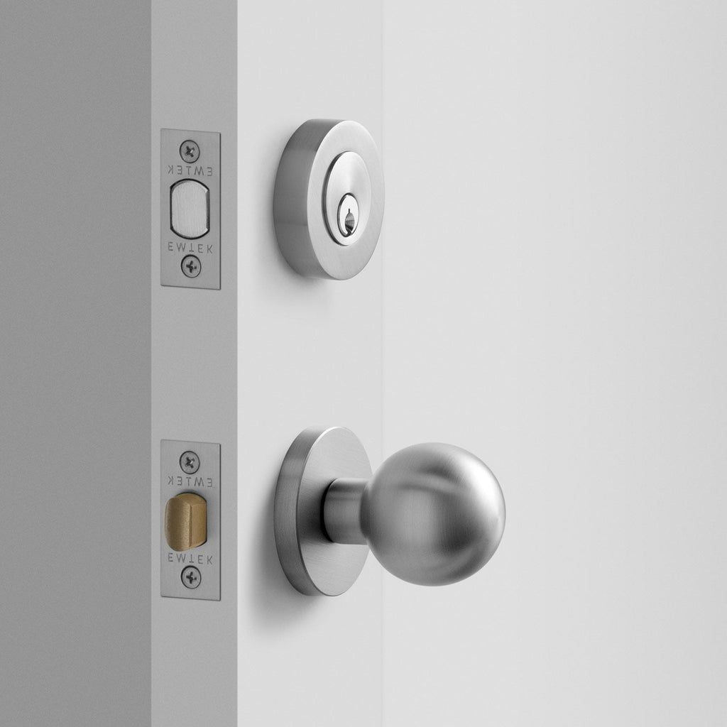 York Doorset with Globe Knob + Deadbolt