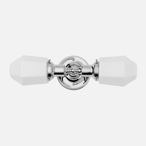 Davis Double Sconce 2.25"::polished nickel::main