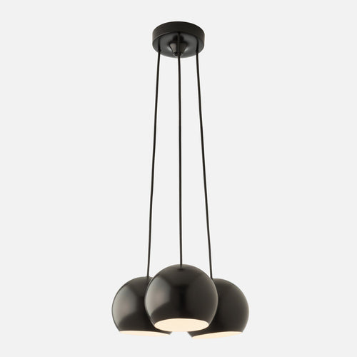 Isaac 3 Chandelier::black::hover