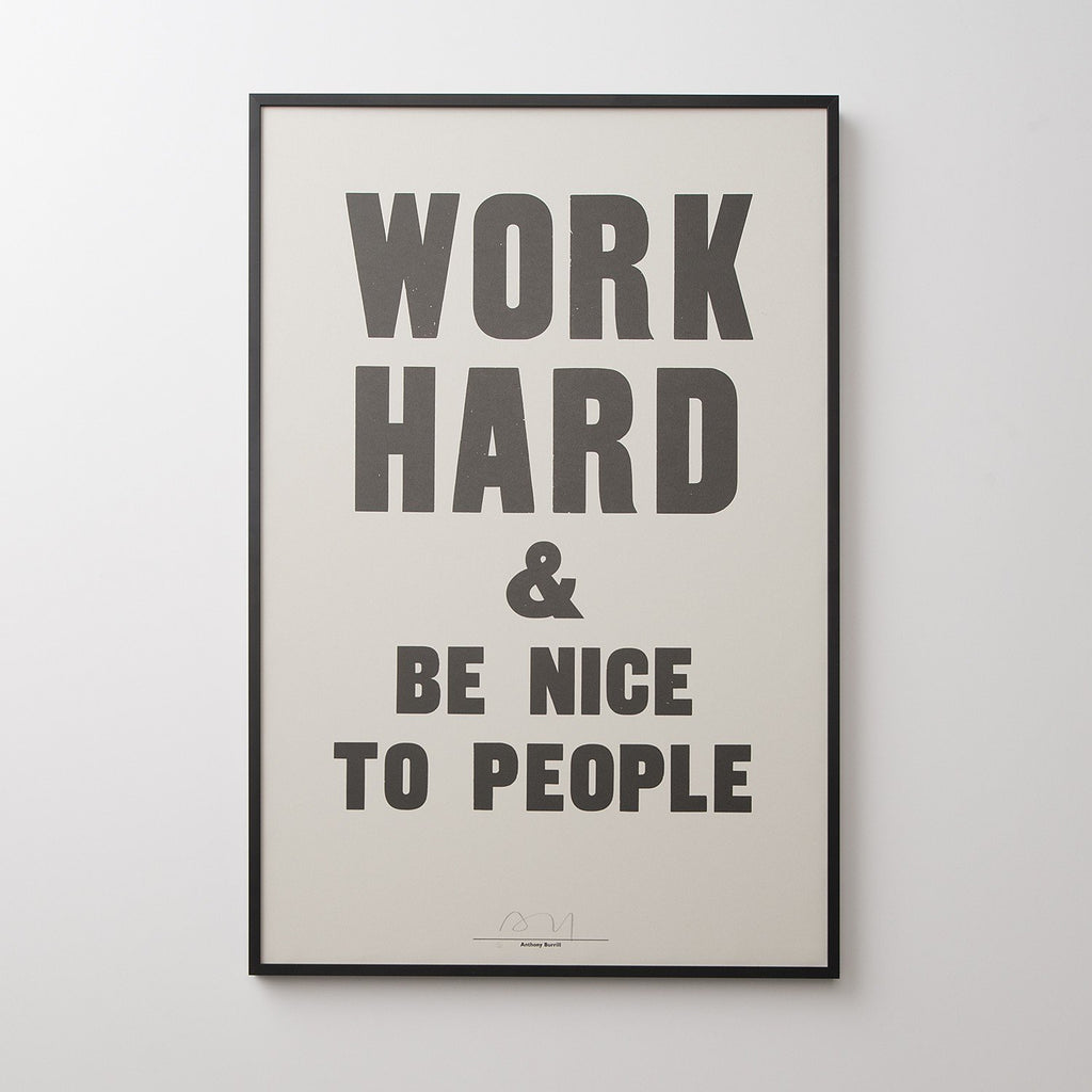 Work Hard Print:Main