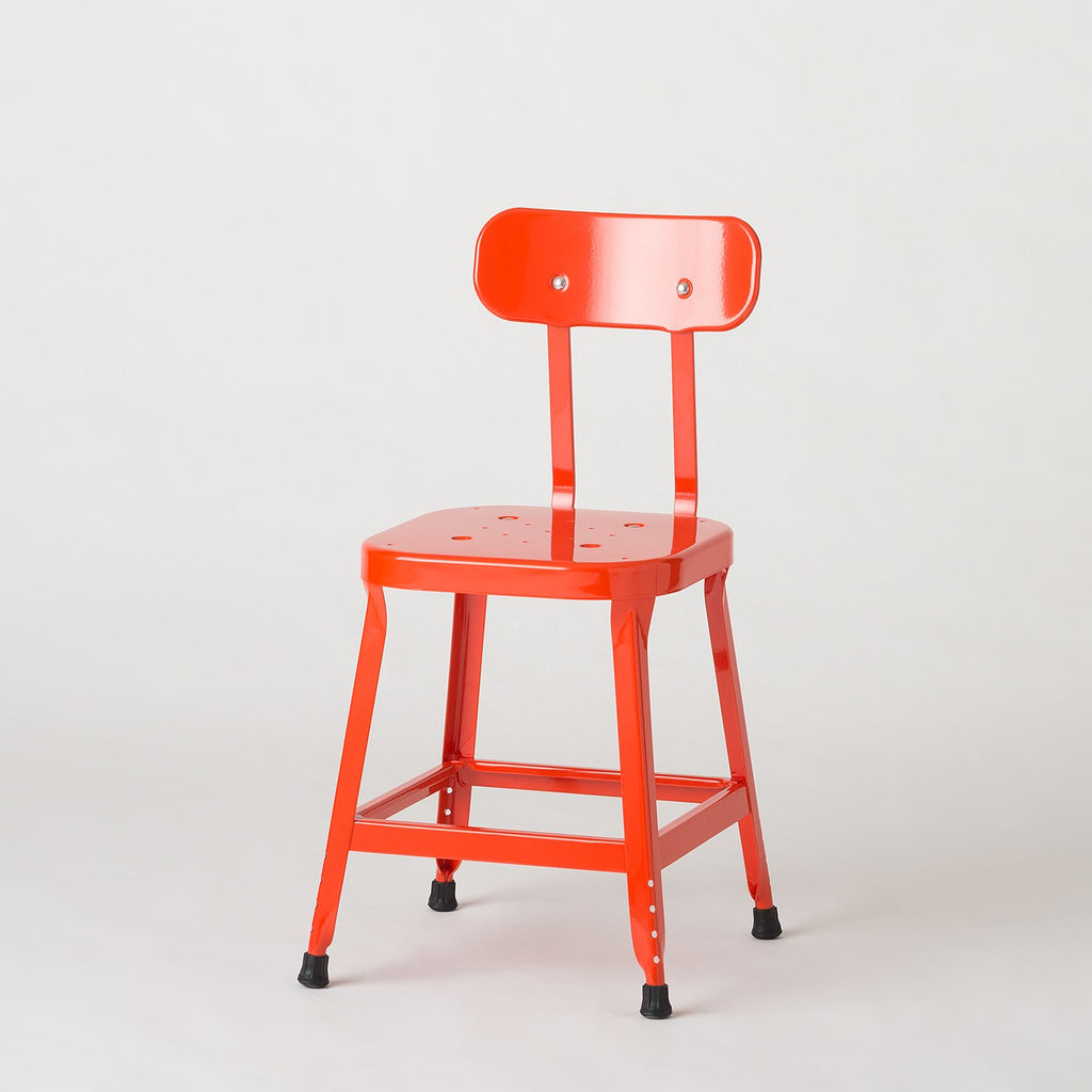 Schoolhouse Utility Stool 18"::persimmon::hover